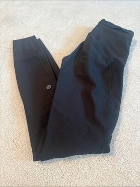 Lululemon Black High-Rise Compression Leggings